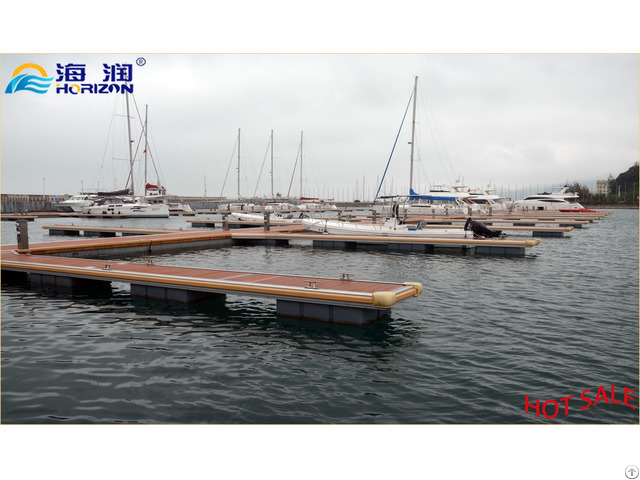 Factory Manufactured Floating Dock With Aluminum Alloy Pontoon