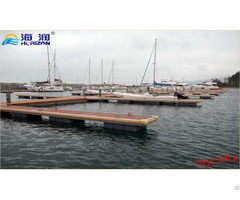Factory Manufactured Floating Dock With Aluminum Alloy Pontoon