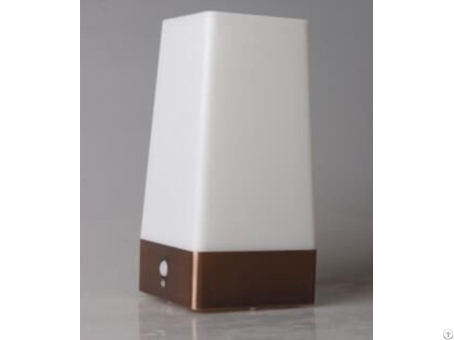 Battery Operated Square Shape Pir Motion Sensor Led Table Lamp