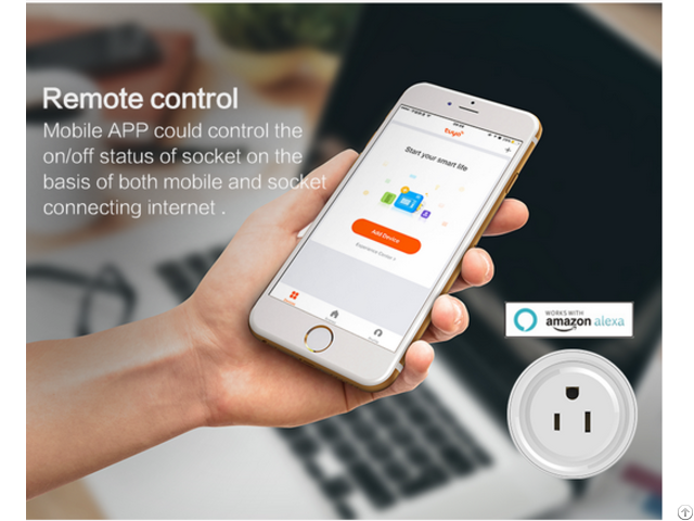 Good Quality Works With Amazon Alexa Echo Smart Plug Wifi For Home Automation System