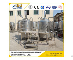 500l Stainless Steel 304 Microbrewery Equipment For 2017 Hot Sale