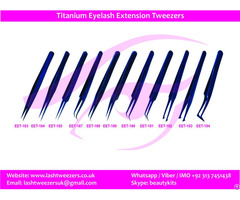 Professional Titanium Eyelash Extension Tweezers