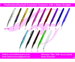 Professional Eyelash Extension Tweezers With 7 Holes