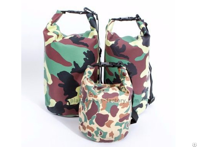 10l 20l Water Resistent Bags Waterproof Floating Dry Bag With Camo Color