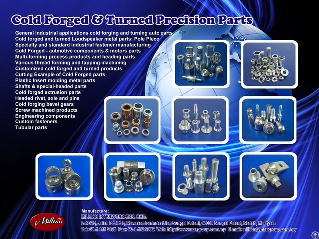 Cold Forged And Turned Auto Parts