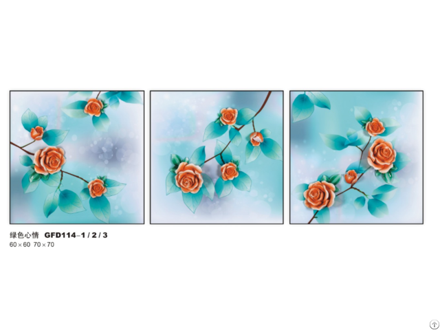 New Design Handmade Paint Flower Painting