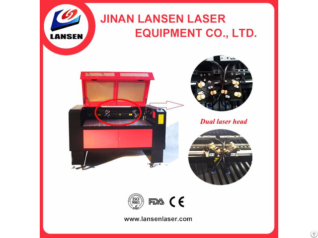 Two Heads 6090 Laser Cutting Engraving Machine