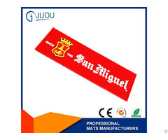 New Design Wholesale Soft Pvc Customized Logo Bar Mat