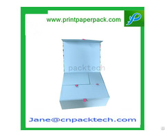 Custom Coated Rigid Paper Gift Packaging Box