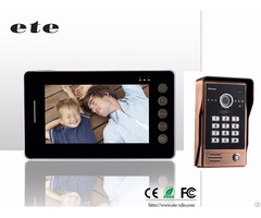 700tvline 7 Inch Lcd Video Door Phone Doorbell Bell Intercom System Support Cctv Camera