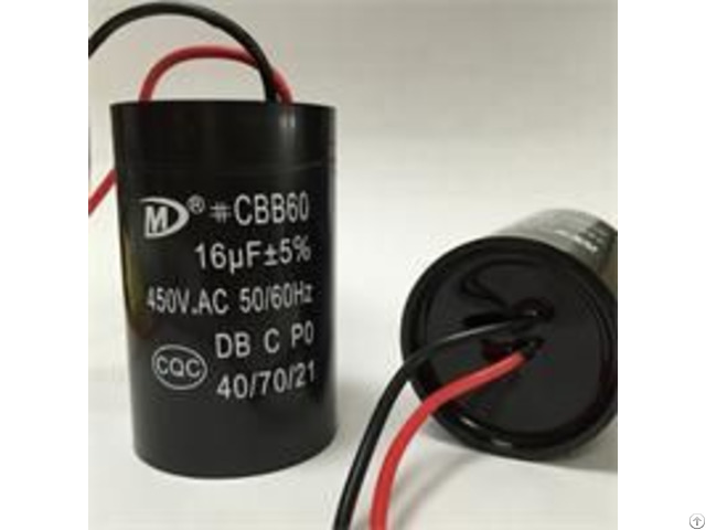 Cbb60 Motor Run Capacitor For Washing Machine