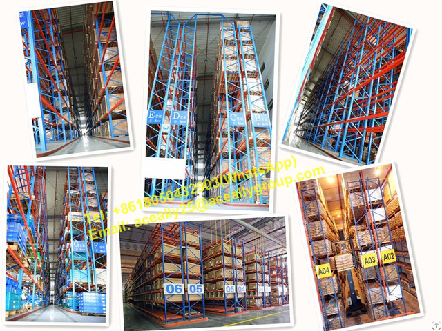 Warehouse Storage Steel Very Narrow Aisle Pallet Shelving