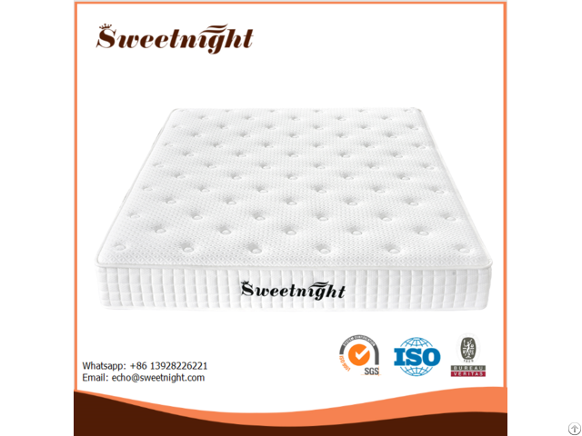 High Quality Hotel Mattress With Natural Latex And Memory Foam