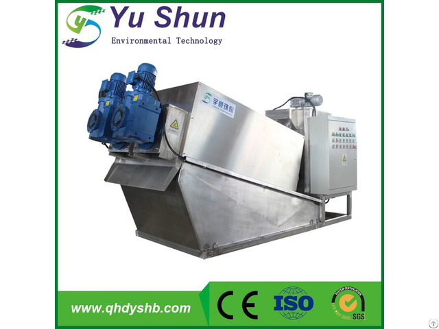 Watewater Sludge Dewatering Machine Screw Filter Press