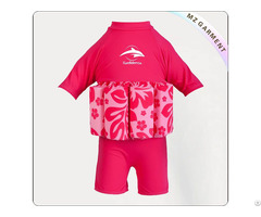 Kids Shocking Pink Flotation Suit