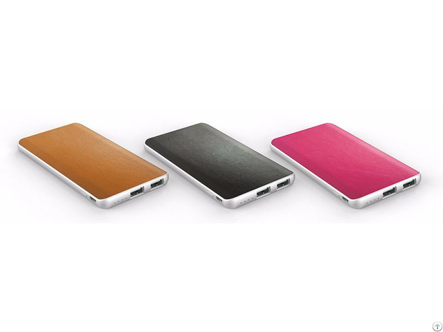 Pp Lj40 4000mah Leather Power Bank