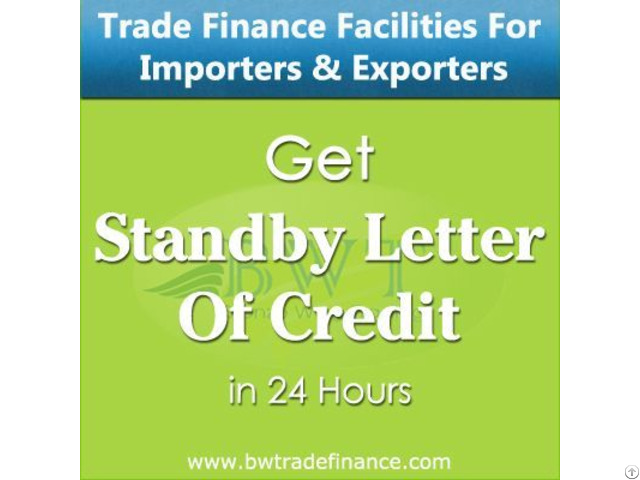 Avail Standby Letter Of Credit For Importers And Exporters