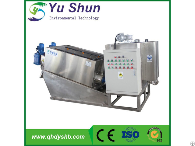 Screw Sludge Dewatering Machine