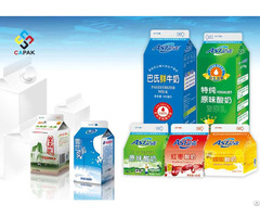 Milk Gable Top Aseptic Package Sleeve