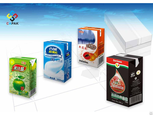 Milk And Juice Aseptic Packages Sleeve