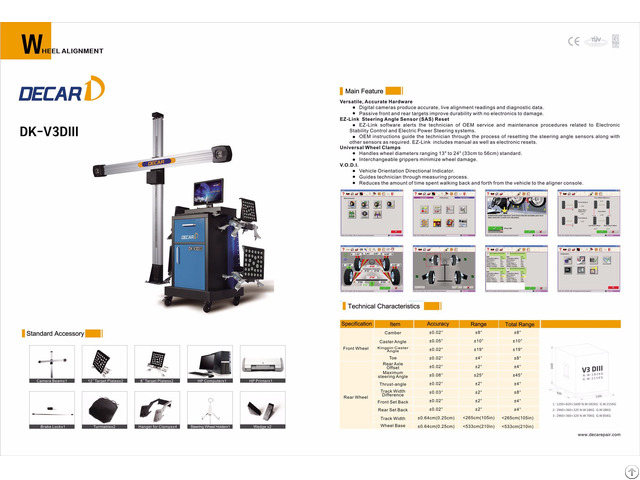 Hot Selling Wheel Aligner With Ce Approval At Reasonable Price