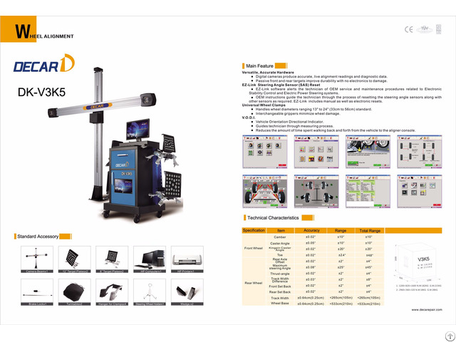 John Bean 3d Wheel Alignment Machine With Ce Approval