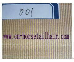 Horse Tail Hair Fabric For Decoration