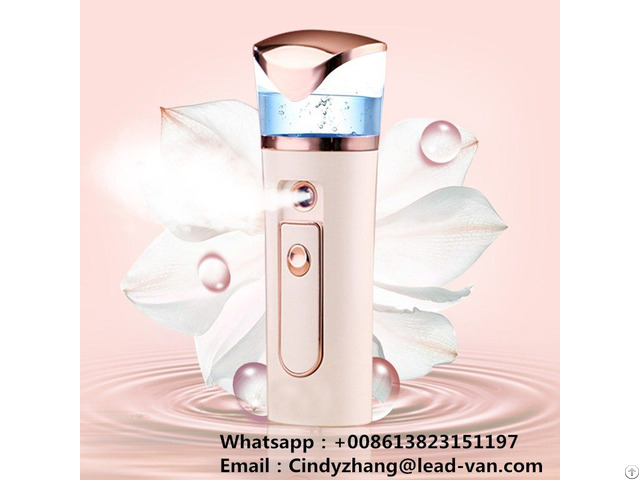 Rechargeable Handy Nano Mist Sprayer Home Beauty Face Atomizer Facial Steamer