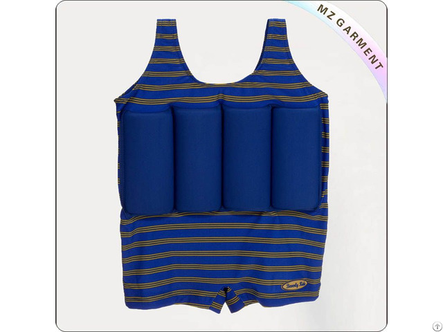 Kids Stripe Buoyant Swim Suit