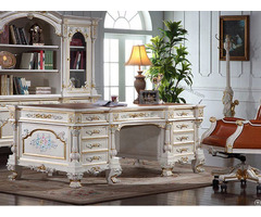 European Baroque Classical Study Desk Design Custom Manufacturers