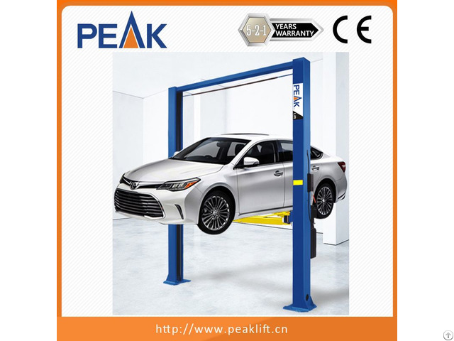 Clear Floor Two Post Car Lift For Sale