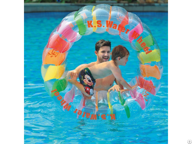 Inflatable Water Wheel Float Toy For Swimming Pool And Beach