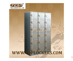 Six Tier Plastic Cabinet Strong Lockset For Security