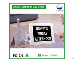 Digital Calendar Day Clock