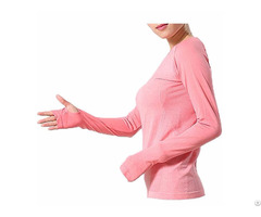 Women S Sports Skin Gym Yoga Run Seamless Long Sleeve Function Fitness T Shirts