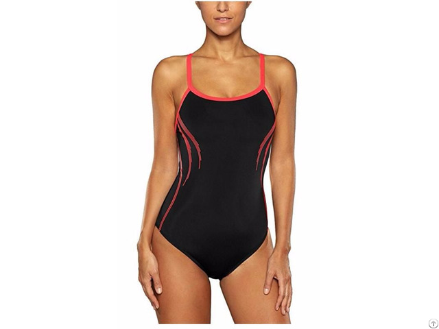 Women S Solid Pro One Piece Swimsuits Athletic Bathing Suits Swimwear