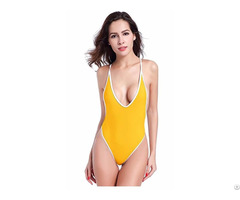 Women S High Cut One Piece Backless Thong Swimsuits