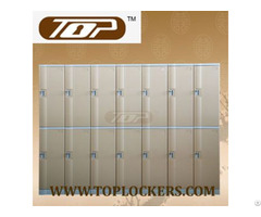 Double Tier Abs Plastic Cabinets Coffee Color