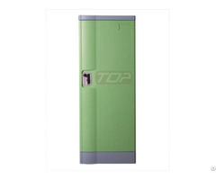 Double Tier Factory Lockers Abs Plastic Green Color