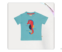Boys Natural Sea Horse T Shirt
