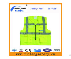 Lime Reflective Safety Warning Vest
