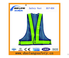 Polyester Safety Vest With Reflective Strip