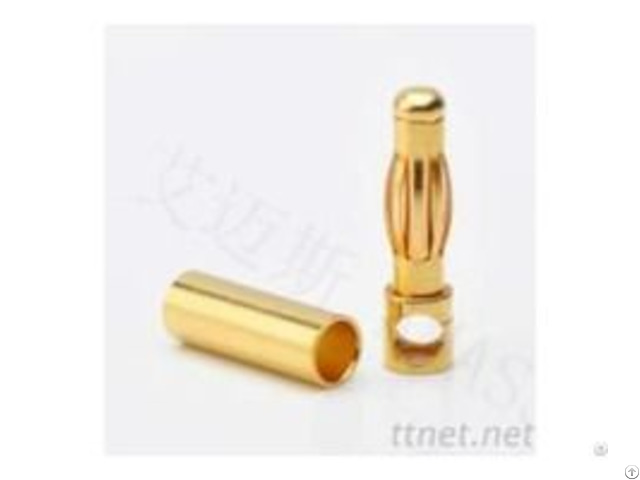 Amass 4 0mm 24k Socket Gold Connector Banana Plug