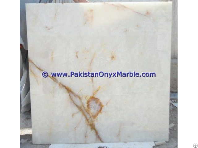 Pakistan Supplier White Onyx Tiles