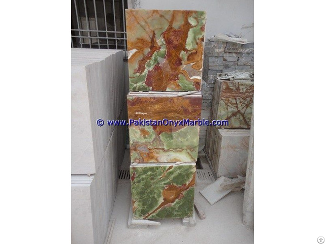 Hot Sale Multi Green Onyx Tiles