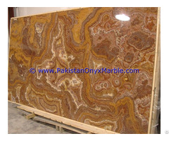 Pakistan Supplier Multi Brown Golden Onyx Slabs