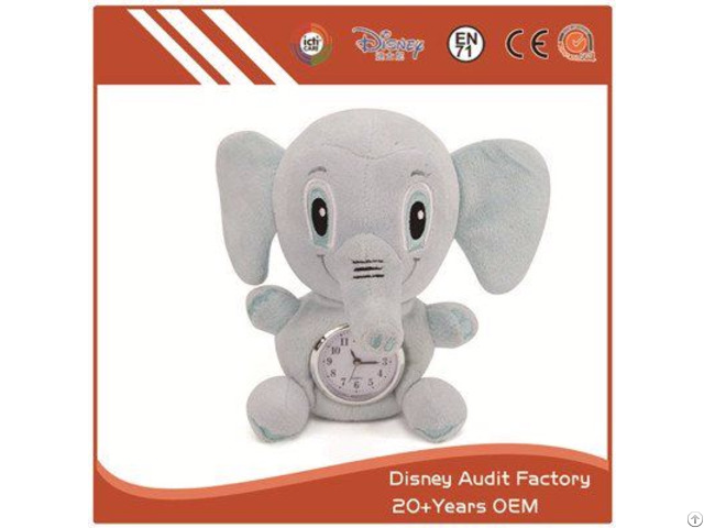 Elephant Toy Alarm Custom Color 20cm Filling 100 Percent Pp Cotton