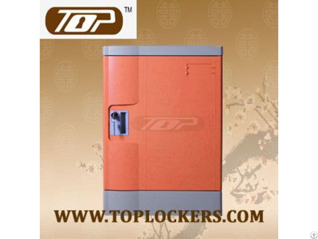 Four Tier Club Lockers Abs Plastic Orange Color