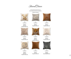 Rhinestone Cushion Pillow Cover (animal Design Series)