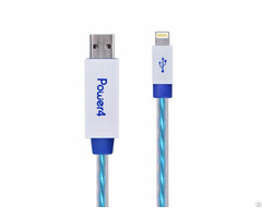 El Visible 8 Pin Lightning Usb Flowing Flat Cable Wpl016